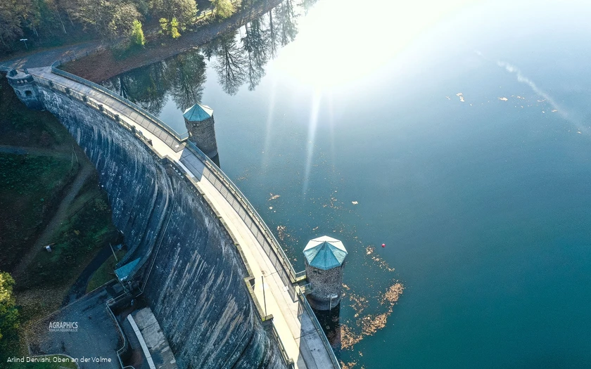 Atemberaubender Anblick aus der Luft