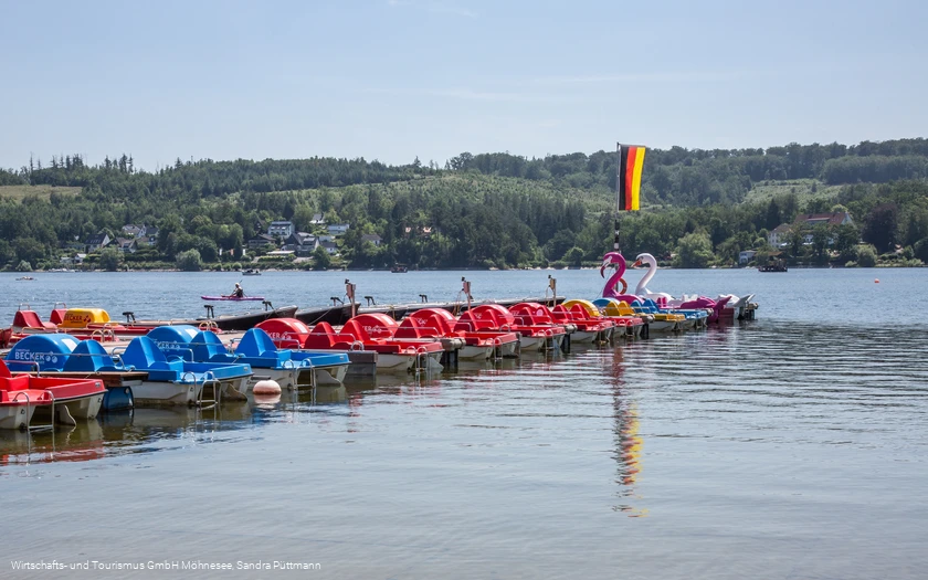 Tretbootverleih Seepark Möhnesee