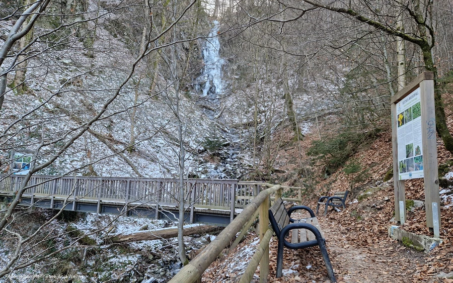 Aussichtspunkt Wasserfall Plästerlegge