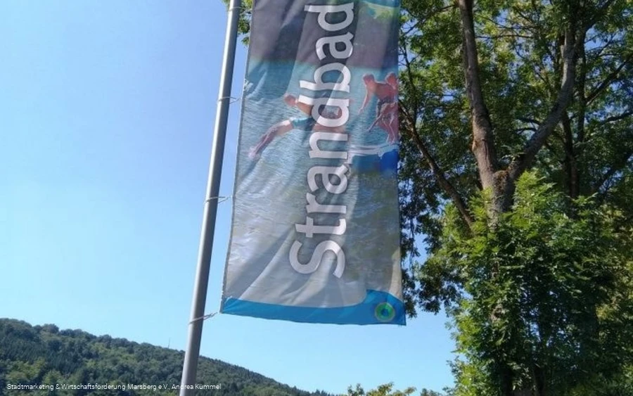 Strandbad Helminghausen - Fahne