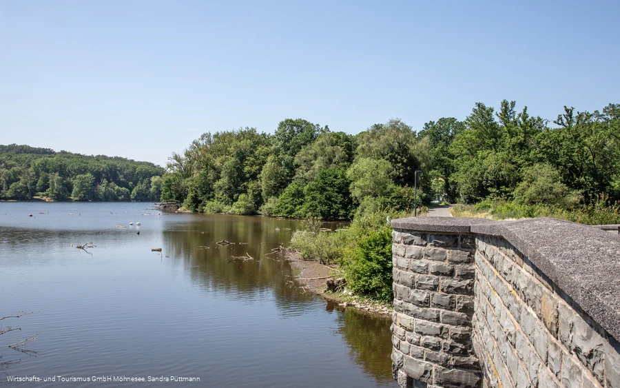 Ausblick Kanzelbrücke Möhnesee