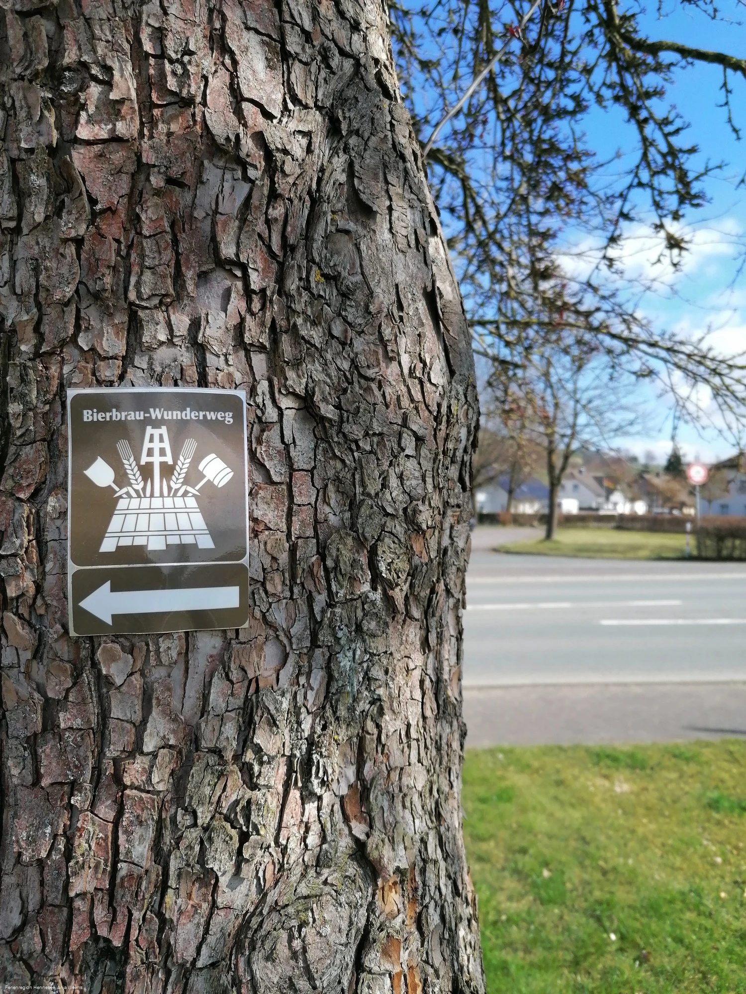 Wegzeichen BierbrauWunderweg Grevenstein